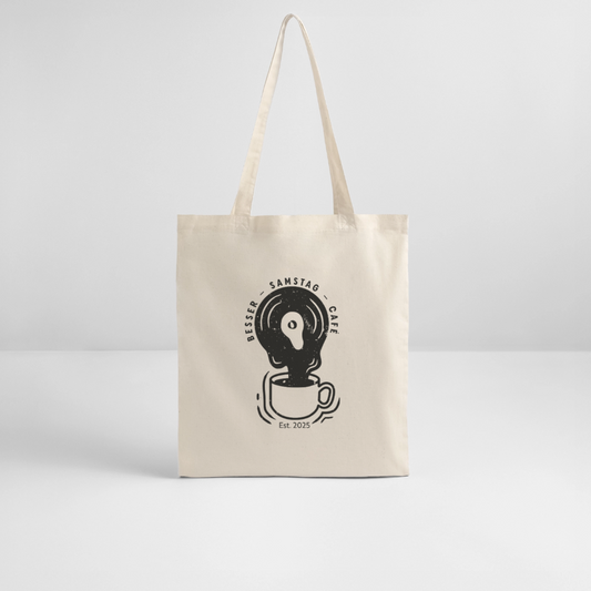 Café & Recordshop - Bio-Stoffbeutel - Natur