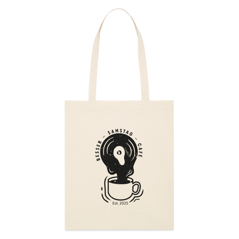 Café & Recordshop - Bio-Stoffbeutel - Natur