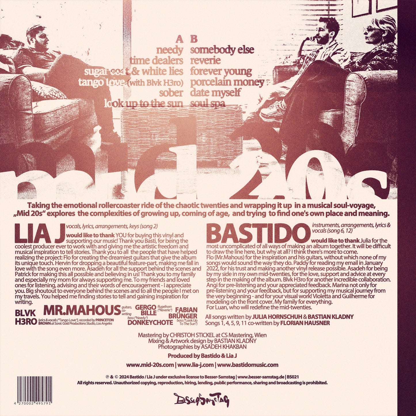 Bastido & Lia J - Mid 20s (Limited 12")