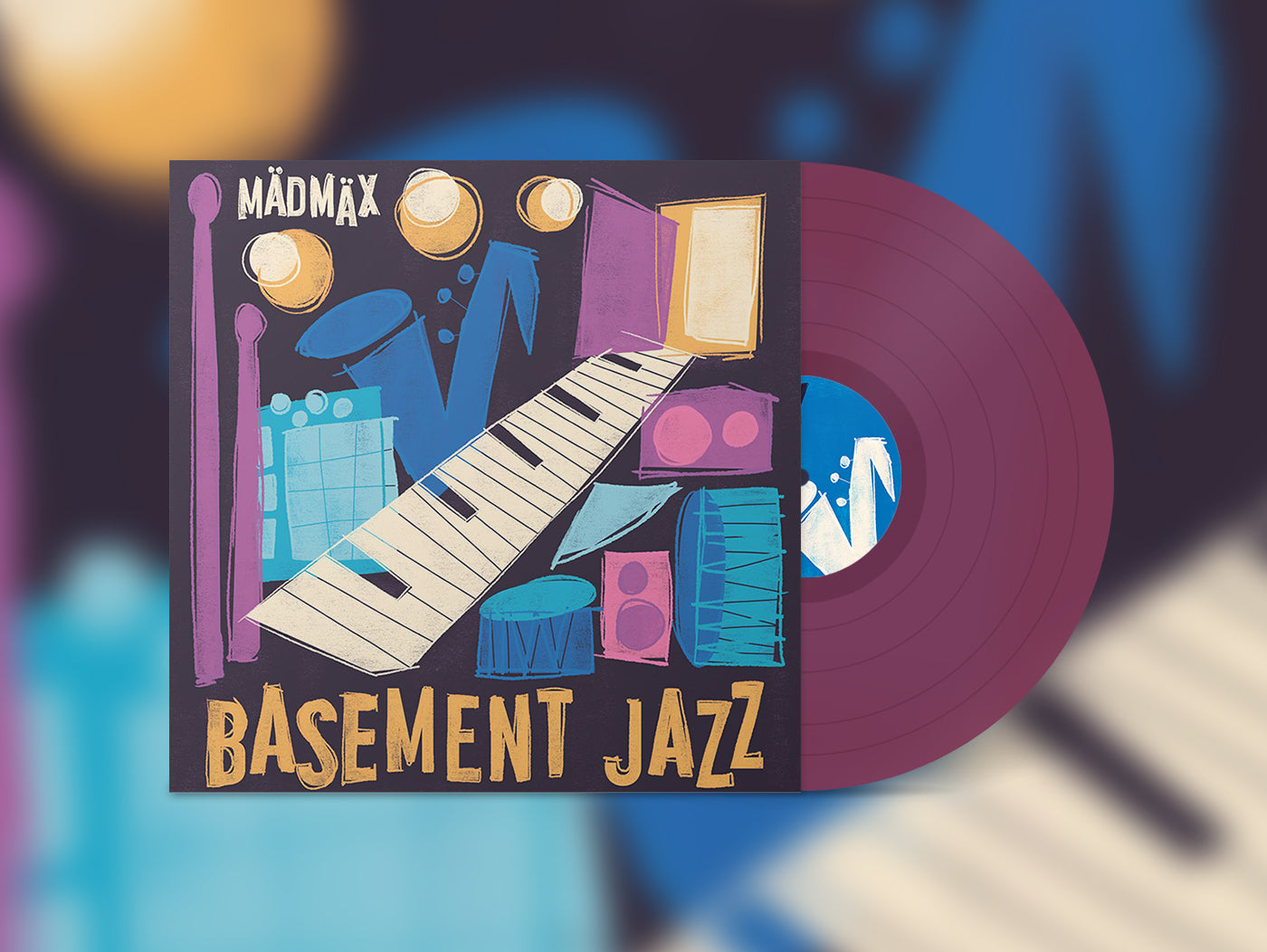 mädmäx - Basement Jazz (Purple-Transparent - 12")